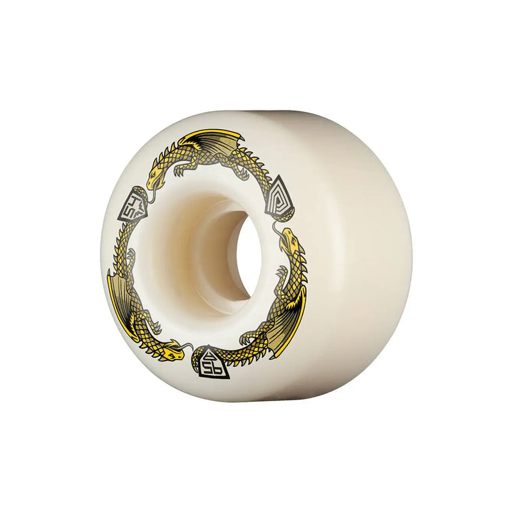 Powell Peralta Dragon Formula Yellow 95A Skate Wheels - 54mm