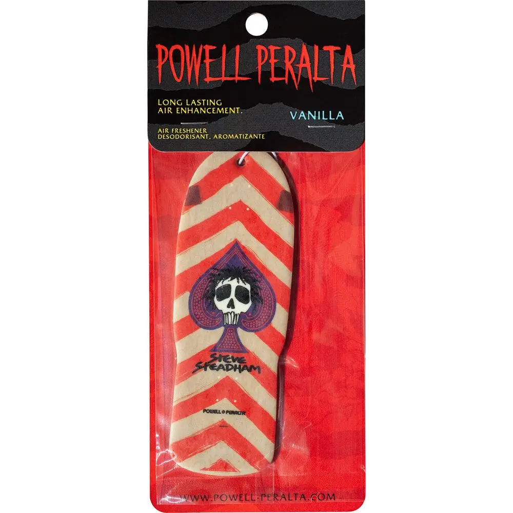 Powell Peralta Steadham Spade Air Freshener Red - Vanilla Scent
