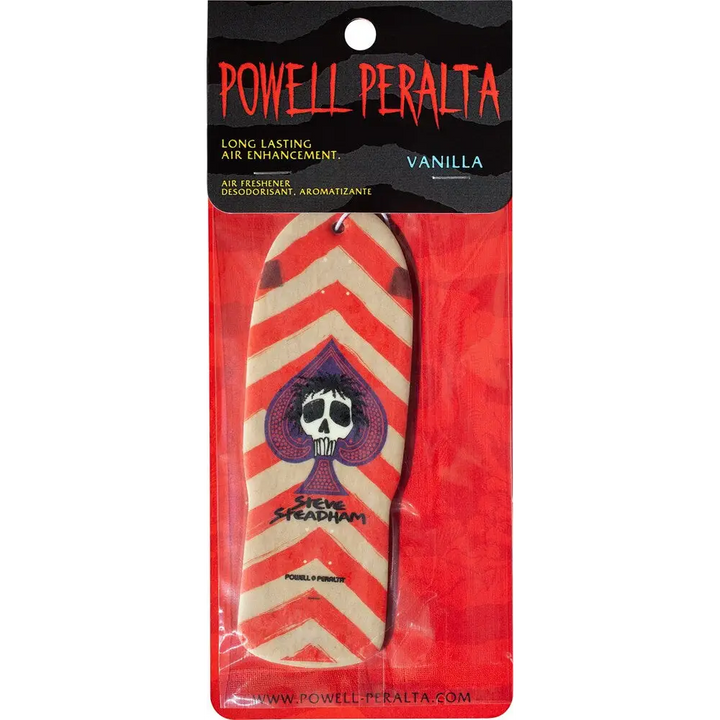 Powell Peralta Steadham Spade Air Freshener Red - Vanilla Scent