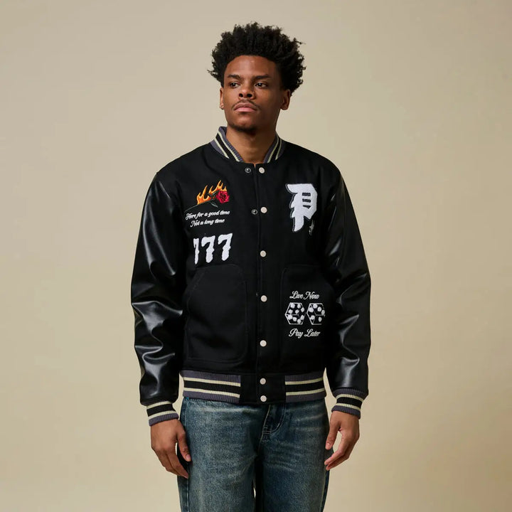 Primitive Blackjack Rhinestone Jacket