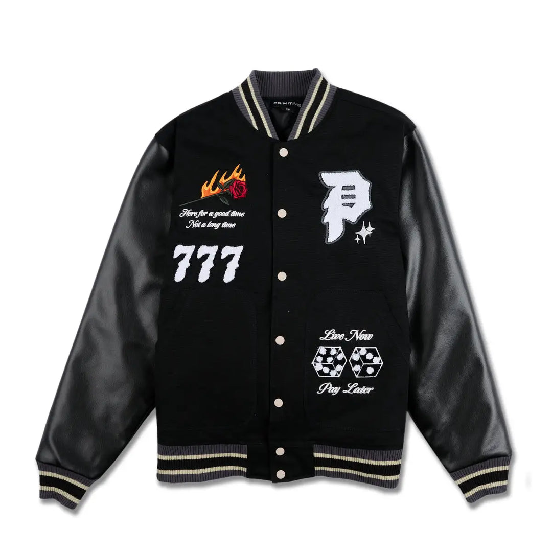 Primitive Blackjack Rhinestone Jacket