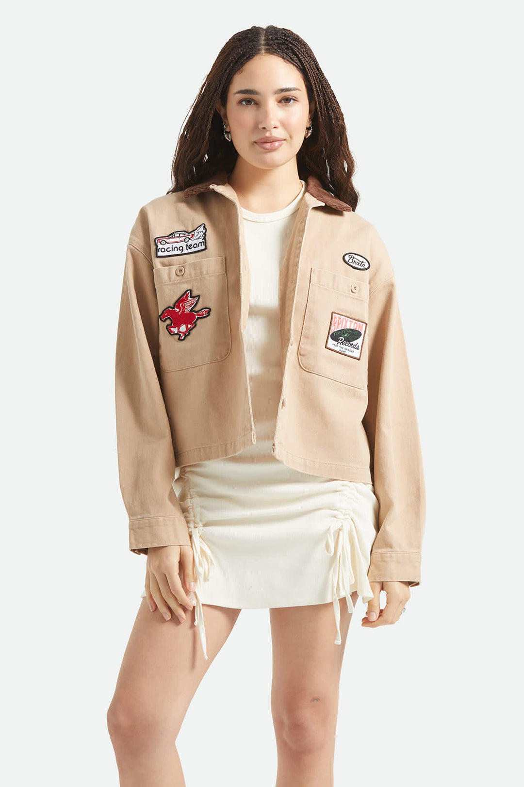 Brixton Utopia Patchwork Overshirt