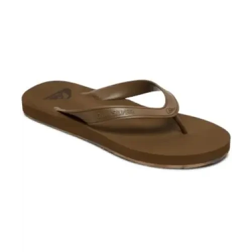 QUIKSILVER CARVER II DELUXE JANDALS Tan - Solid 11 (44) 