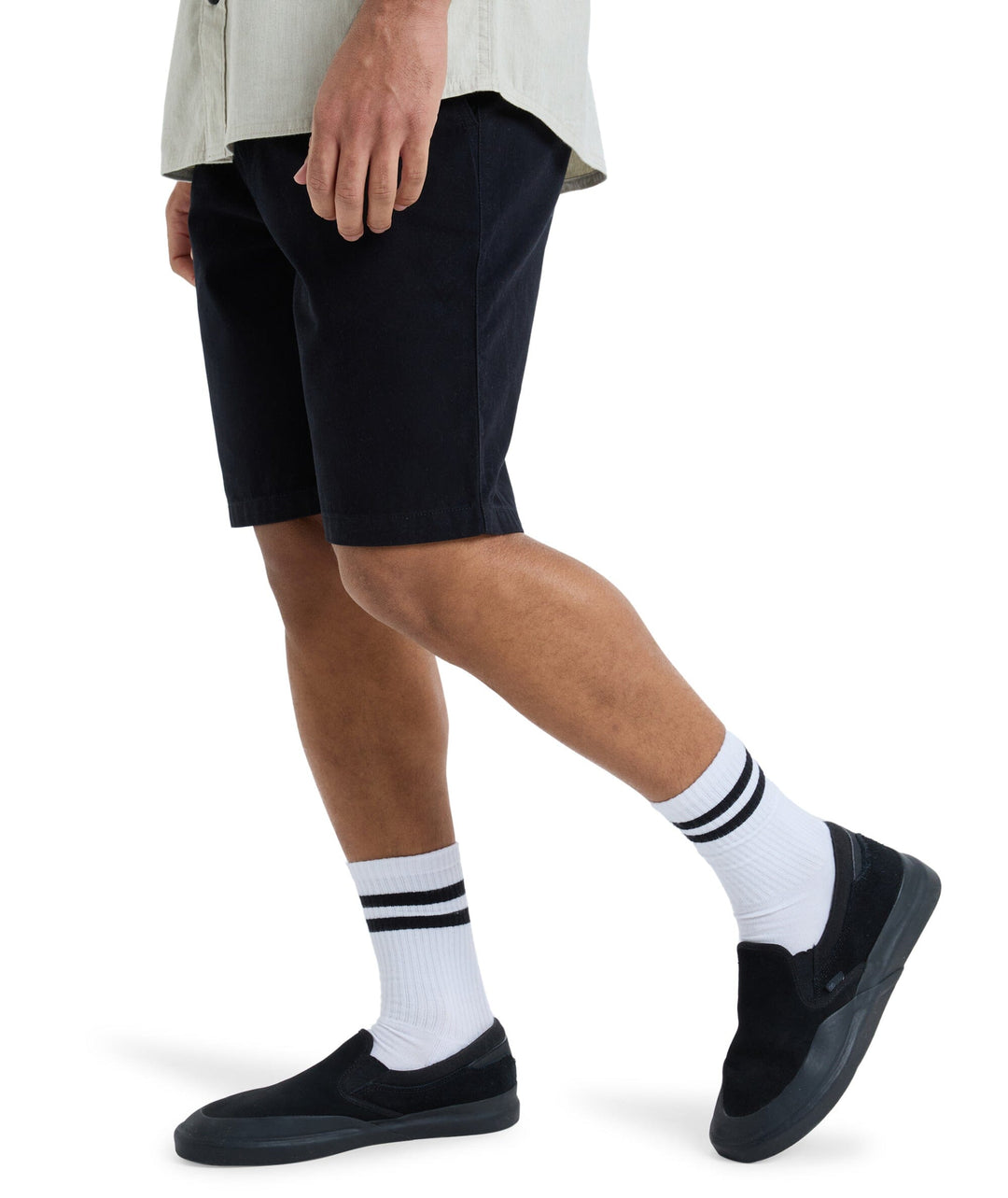 Quiksilver Everyday Union Light Corduroy Walk Shorts - Black 