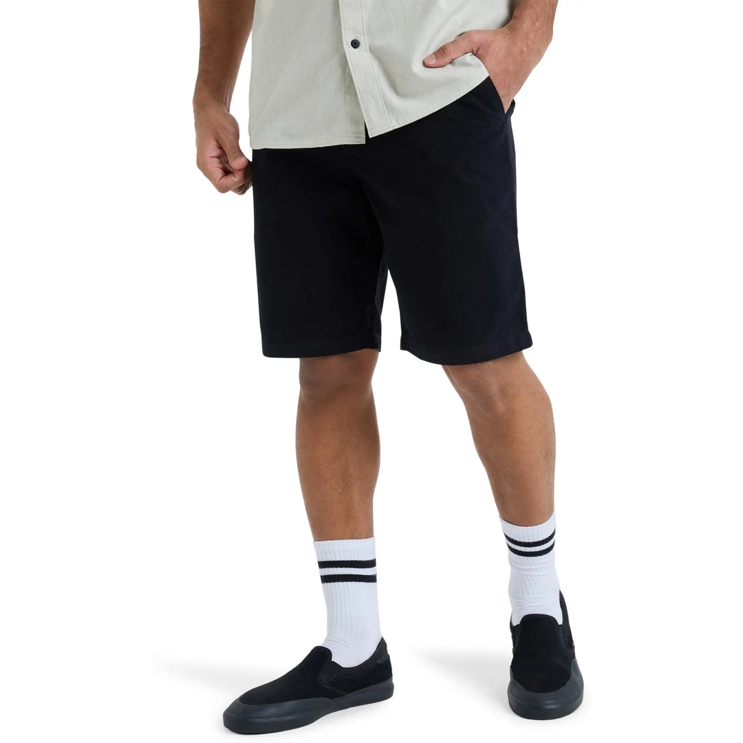Quiksilver Everyday Union Light Corduroy Walk Shorts - Black 