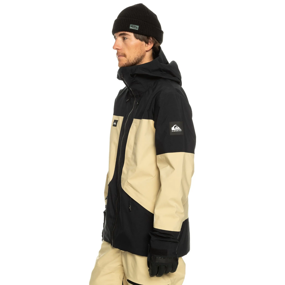 Quiksilver Forever Stretch Gore-Tex Shell Jacket Pale Khaki L 