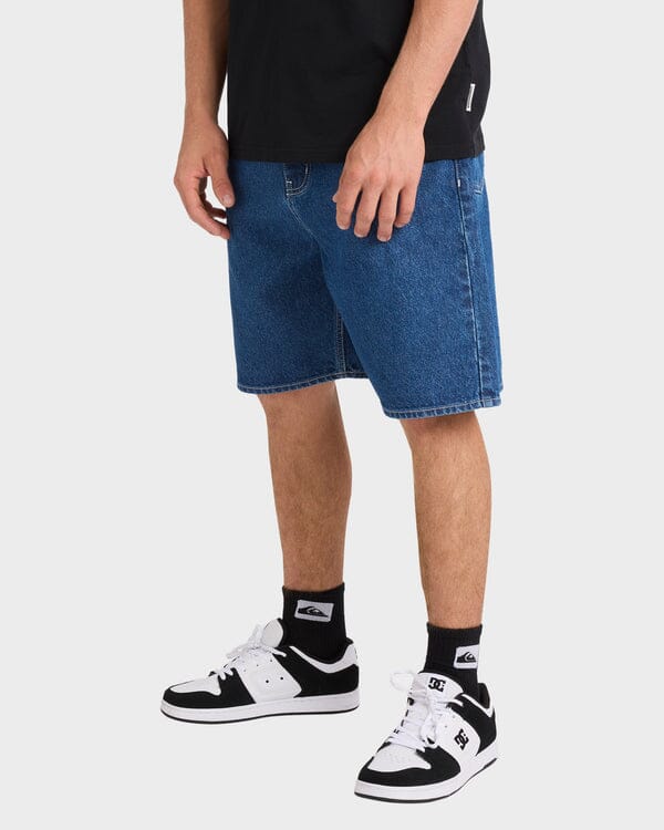 Quiksilver Impaired Baggy Denim Shorts 