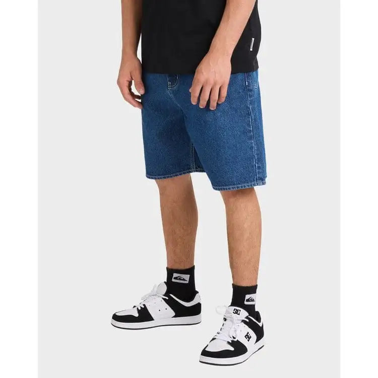 Quiksilver Impaired Baggy Denim Shorts 