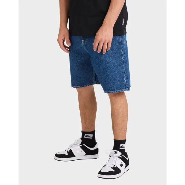 Quiksilver Impaired Baggy Denim Shorts 