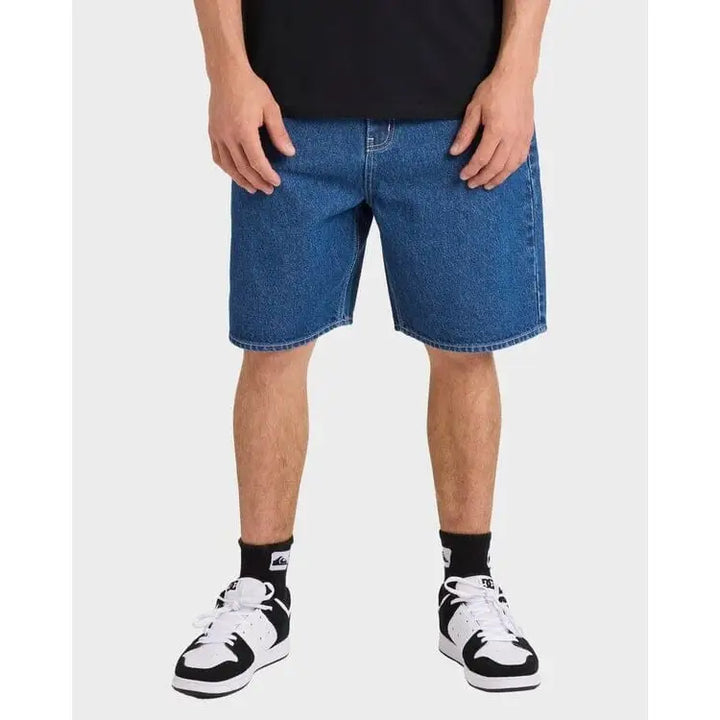 Quiksilver Impaired Baggy Denim Shorts 