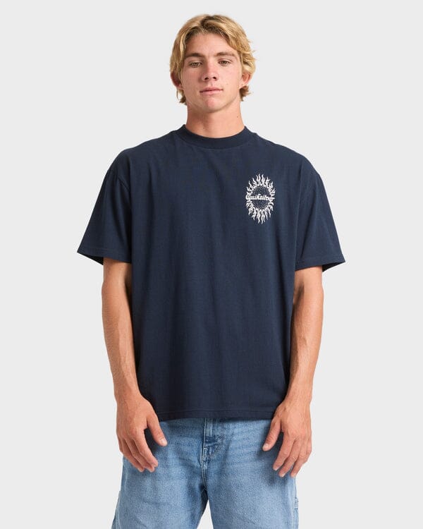 Quiksilver Interconnect T-Shirt Dark Navy S 