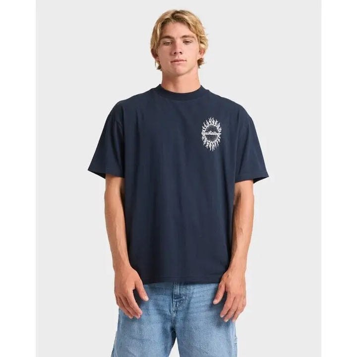 Quiksilver Interconnect T-Shirt Dark Navy S 