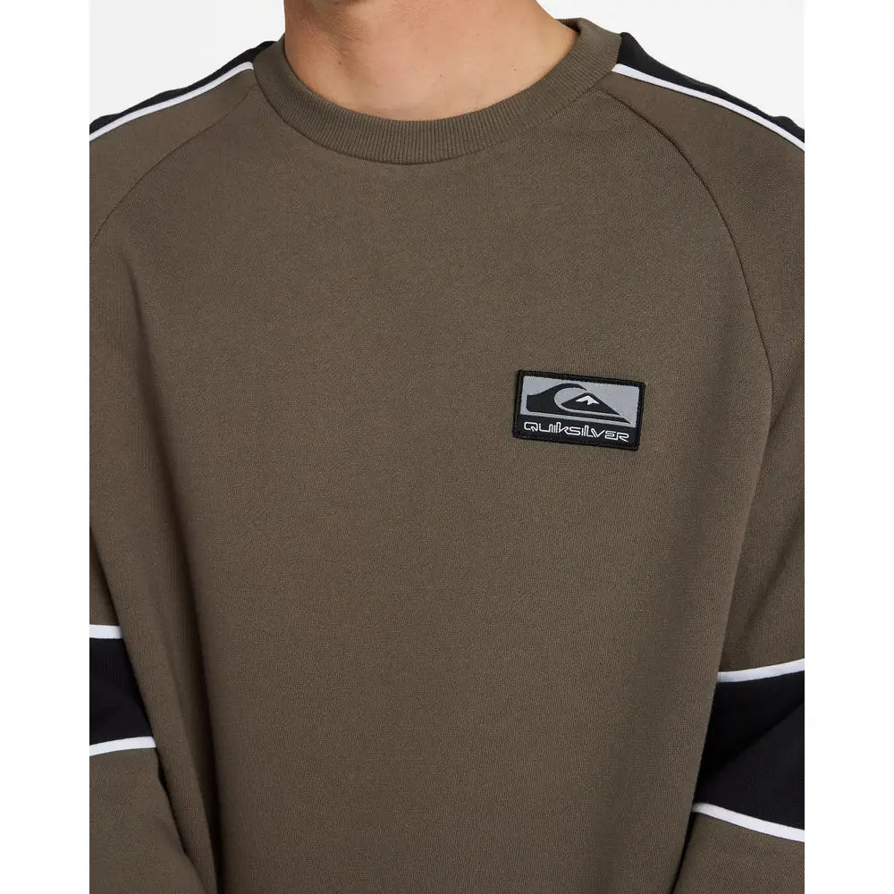 Quiksilver Lines Panel Crew Neck