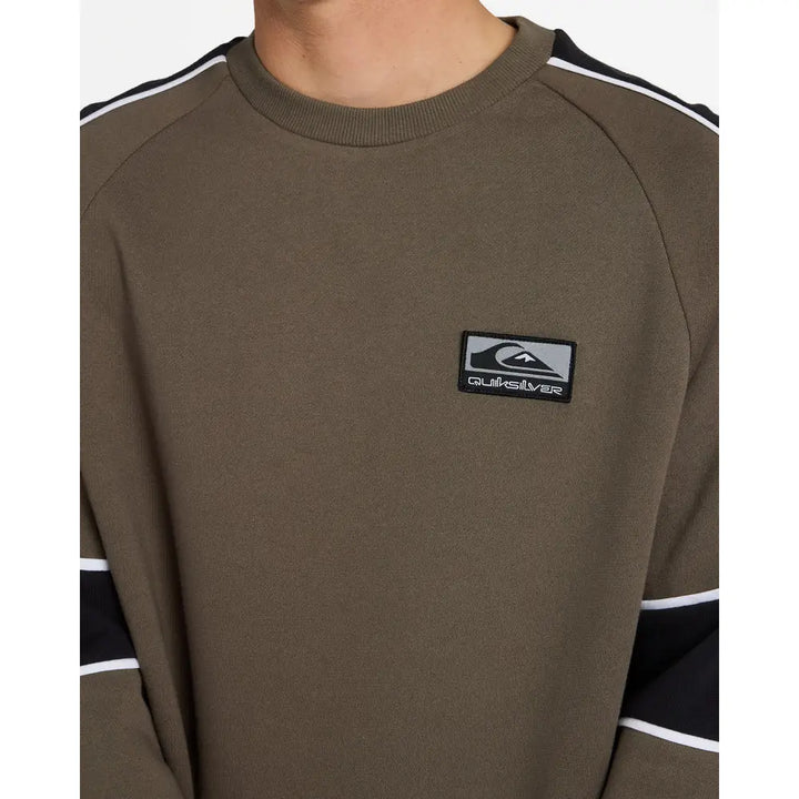 Quiksilver Lines Panel Crew Neck