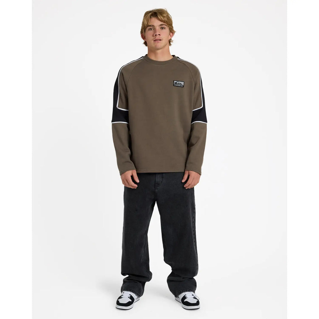 Quiksilver Lines Panel Crew Neck
