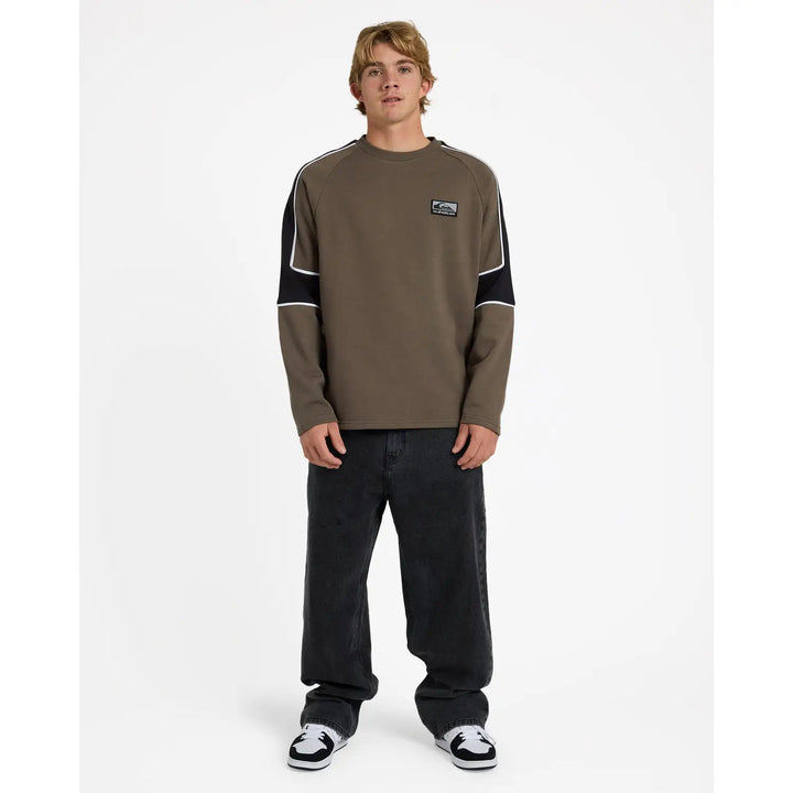 Quiksilver Lines Panel Crew Neck