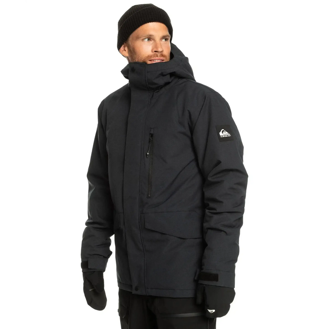Quiksilver Mission Solid Jacket Ture Black S 