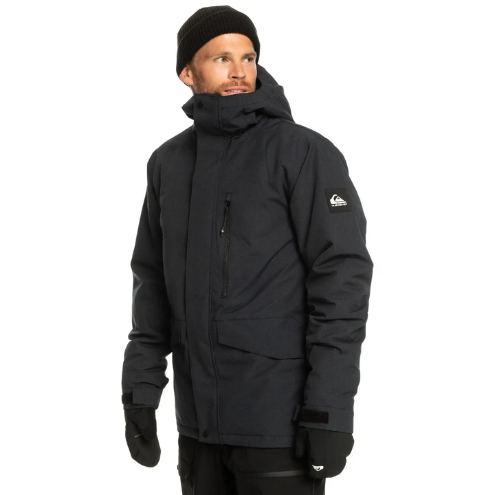 Quiksilver Mission Solid Jacket Ture Black S 