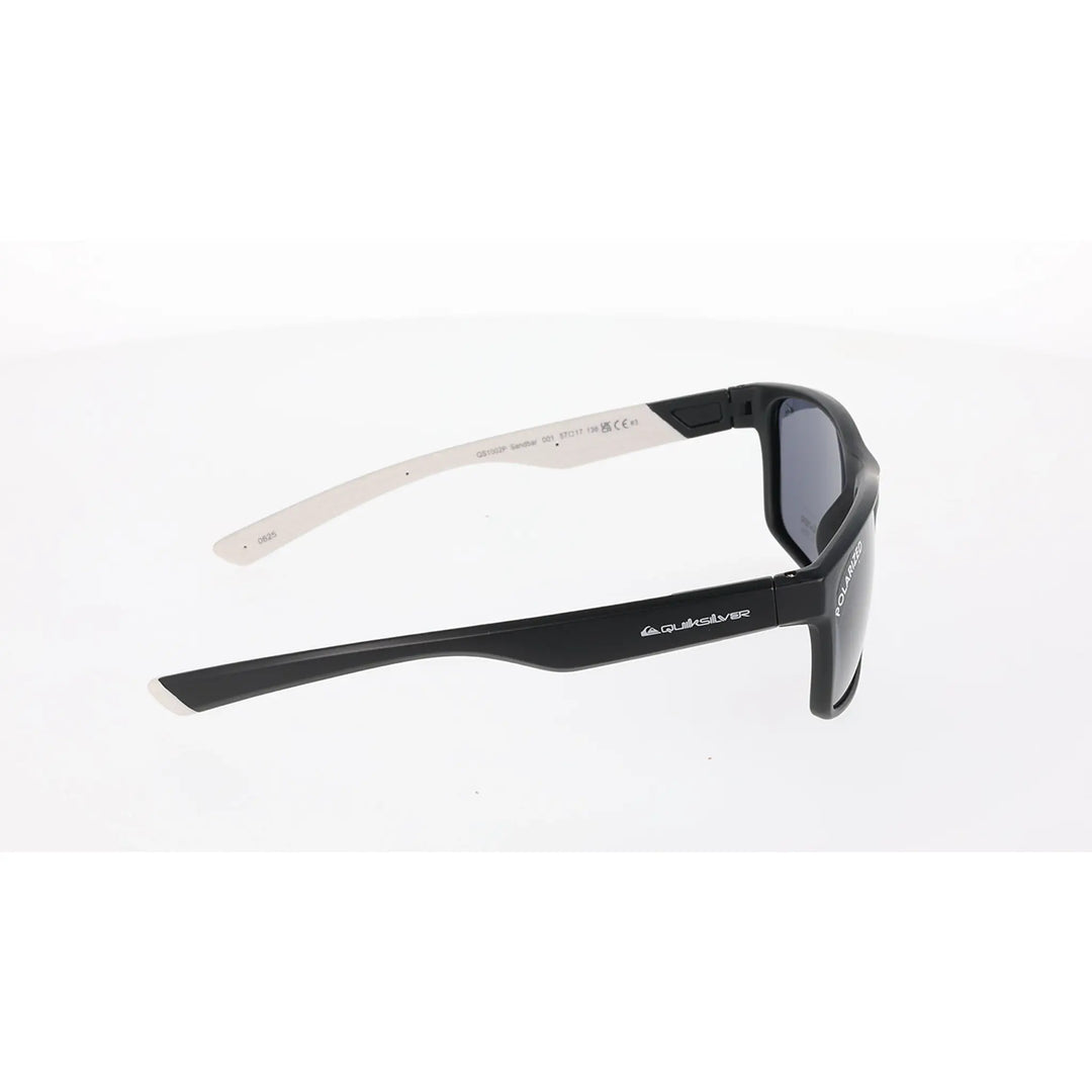 Quiksilver Sandbar Sunglasses - Matte Black / Smoke Solid
