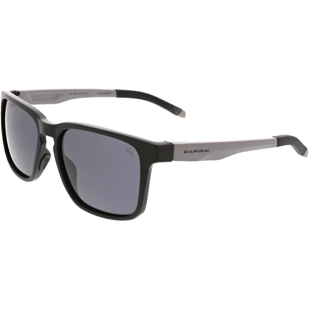Quiksilver Seas the Day Polarised Sunglasses - Black / Smoke Solid