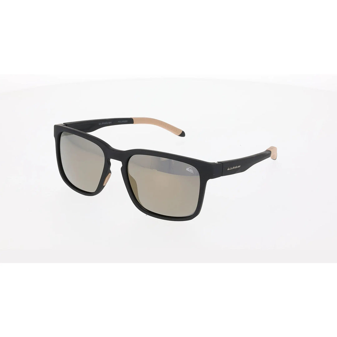Quiksilver Seas the Day Polarised Sunglasses - Gold / Black / Brown - Gold Mirror