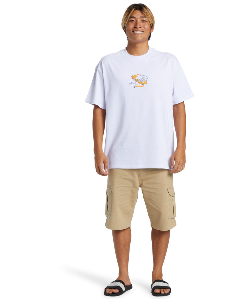 Quiksilver Space Dolphin T-Shirt White S 