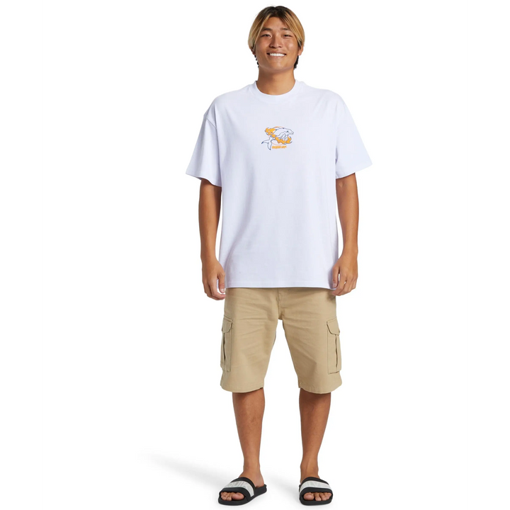 Quiksilver Space Dolphin T-Shirt White S 