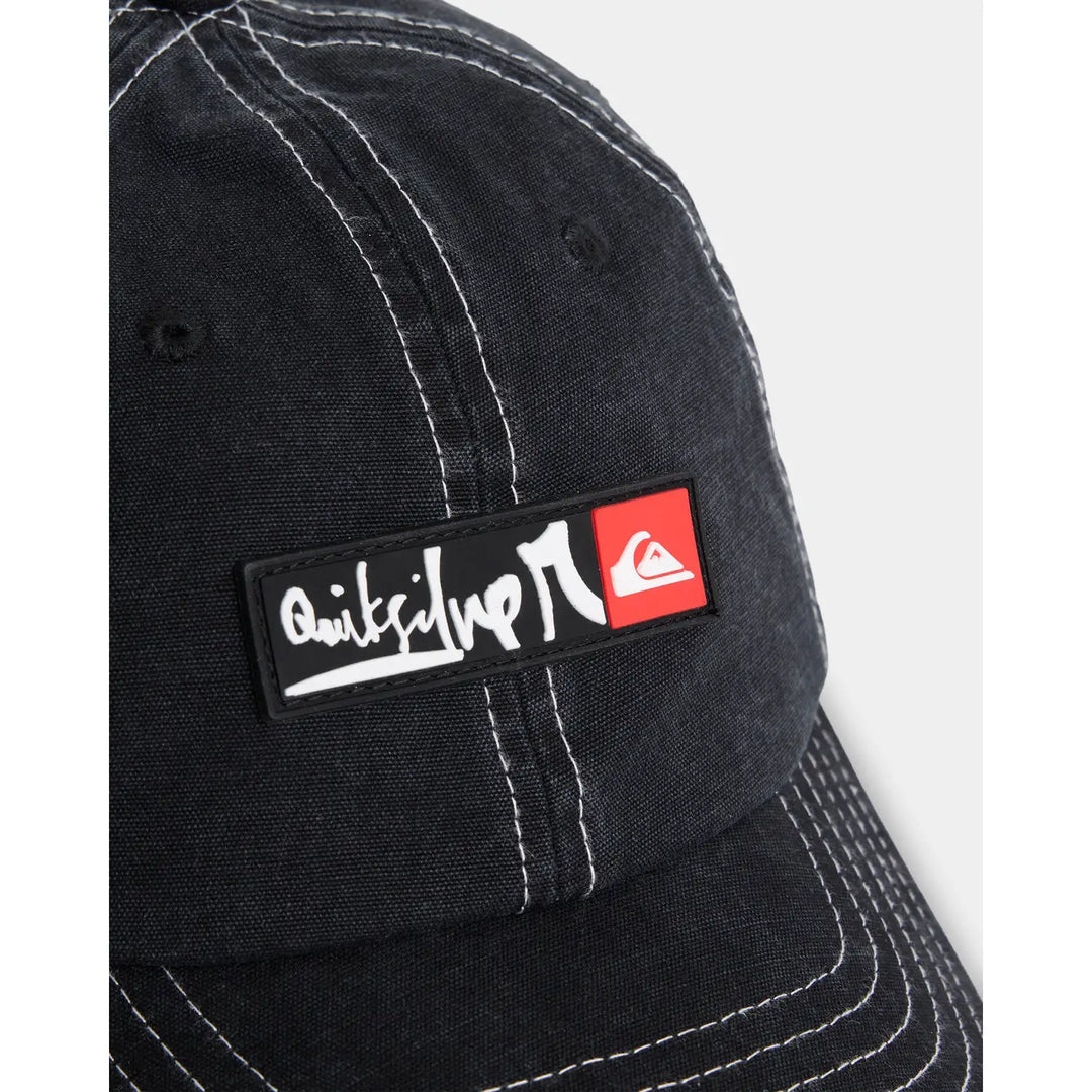 Quiksilver Youth Impaired 6 Panel Strapback Cap - Black