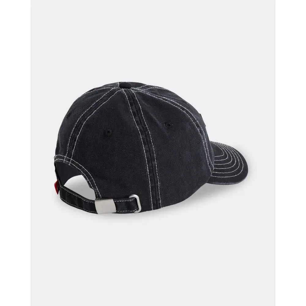 Quiksilver Youth Impaired 6 Panel Strapback Cap - Black