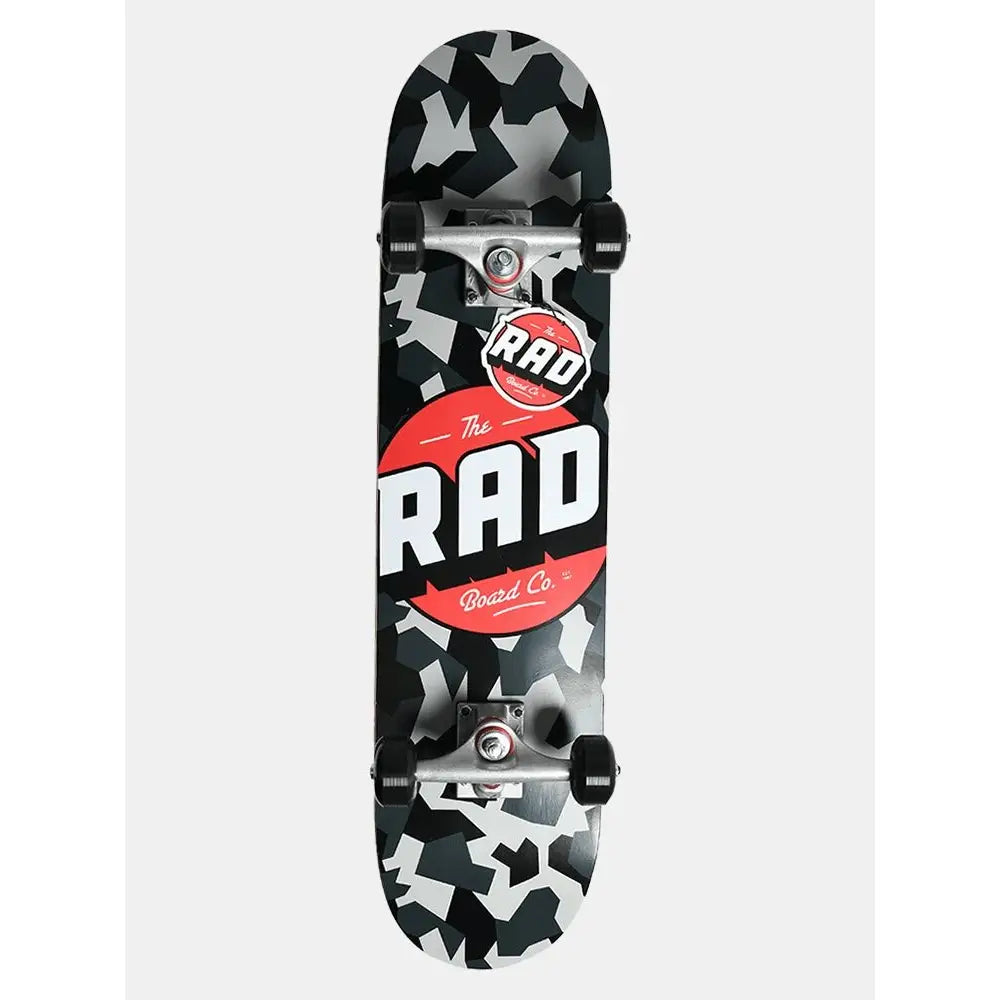Rad Dude Crew Camo Snow Complete Skateboard 