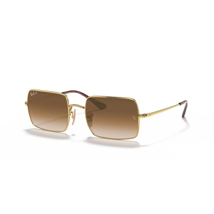 Ray-Ban 0RB1969 Rectangle Sunglasses Arista / Clear Gradient Brown 