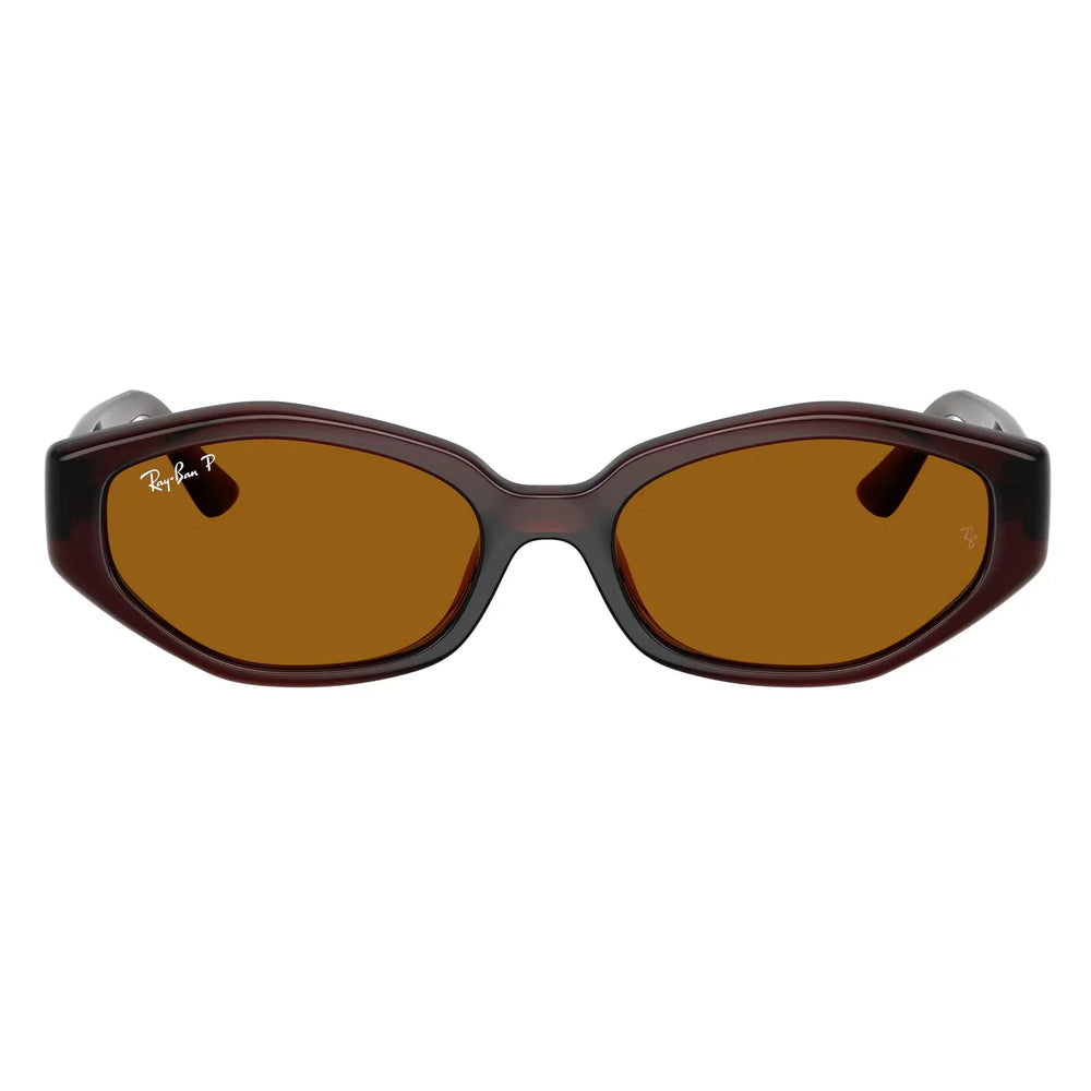 Ray-Ban 0RB4473D Polarised Sunglasses - Dark Brown / Dark Brown Polar