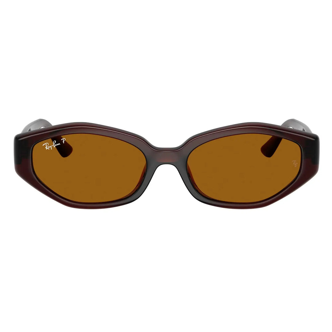 Ray-Ban 0RB4473D Polarised Sunglasses - Dark Brown / Dark Brown Polar