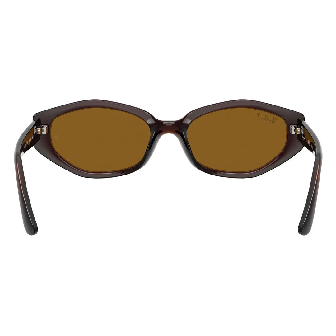 Ray-Ban 0RB4473D Polarised Sunglasses - Dark Brown / Dark Brown Polar