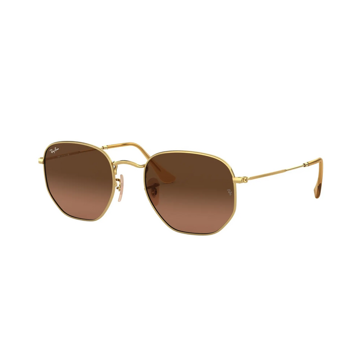 Ray-Ban Hexagonal Sunglasses Artisa / Brown Gradient Grey - Standard 