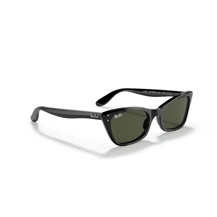 Ray-Ban Lady Burbank Sunglasses - Black / Green