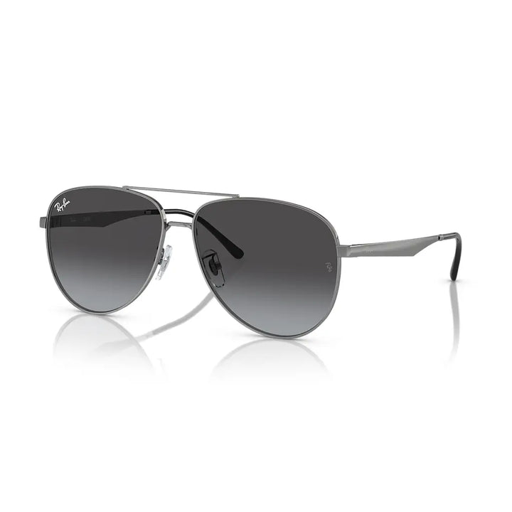 Ray-Ban Large Aviator Sunglasses - Gunmetal / Grey Gradient