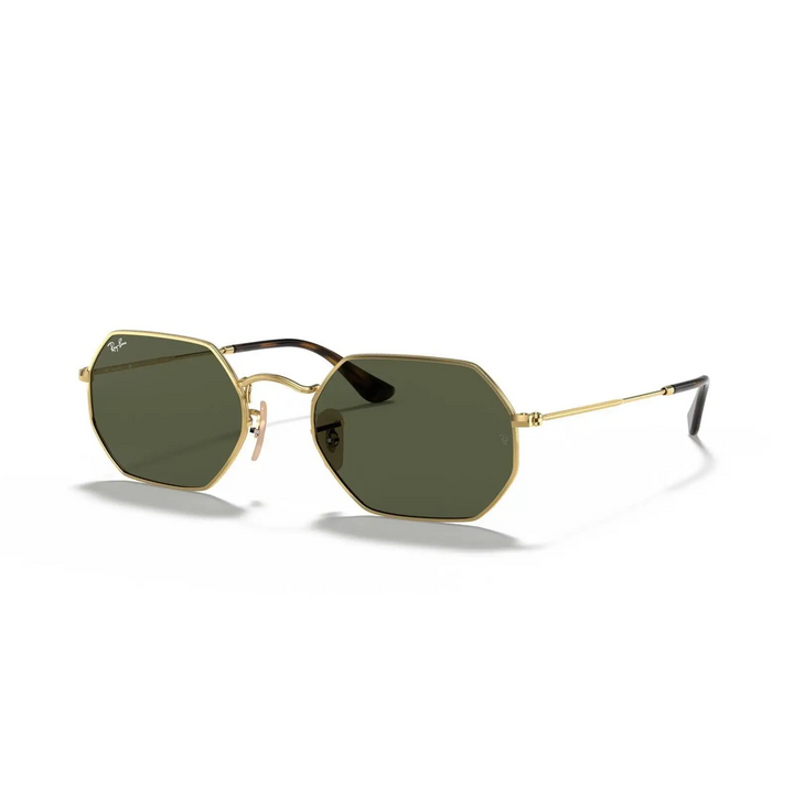 Ray Ban Octagonal Sunglasses Arista / G15 Green - Medium 