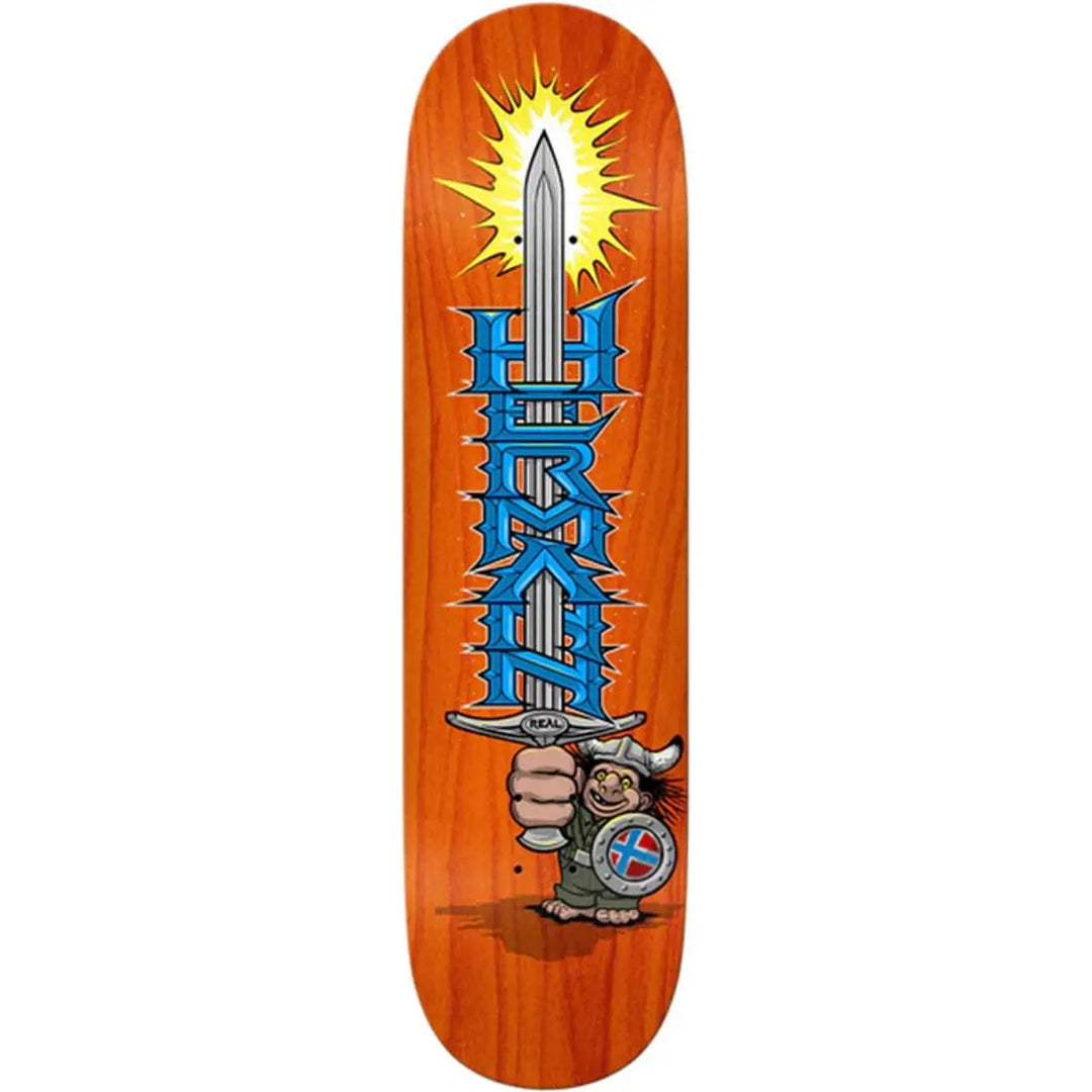 Real Hermann Mighty Skateboard Deck - 8.5’’