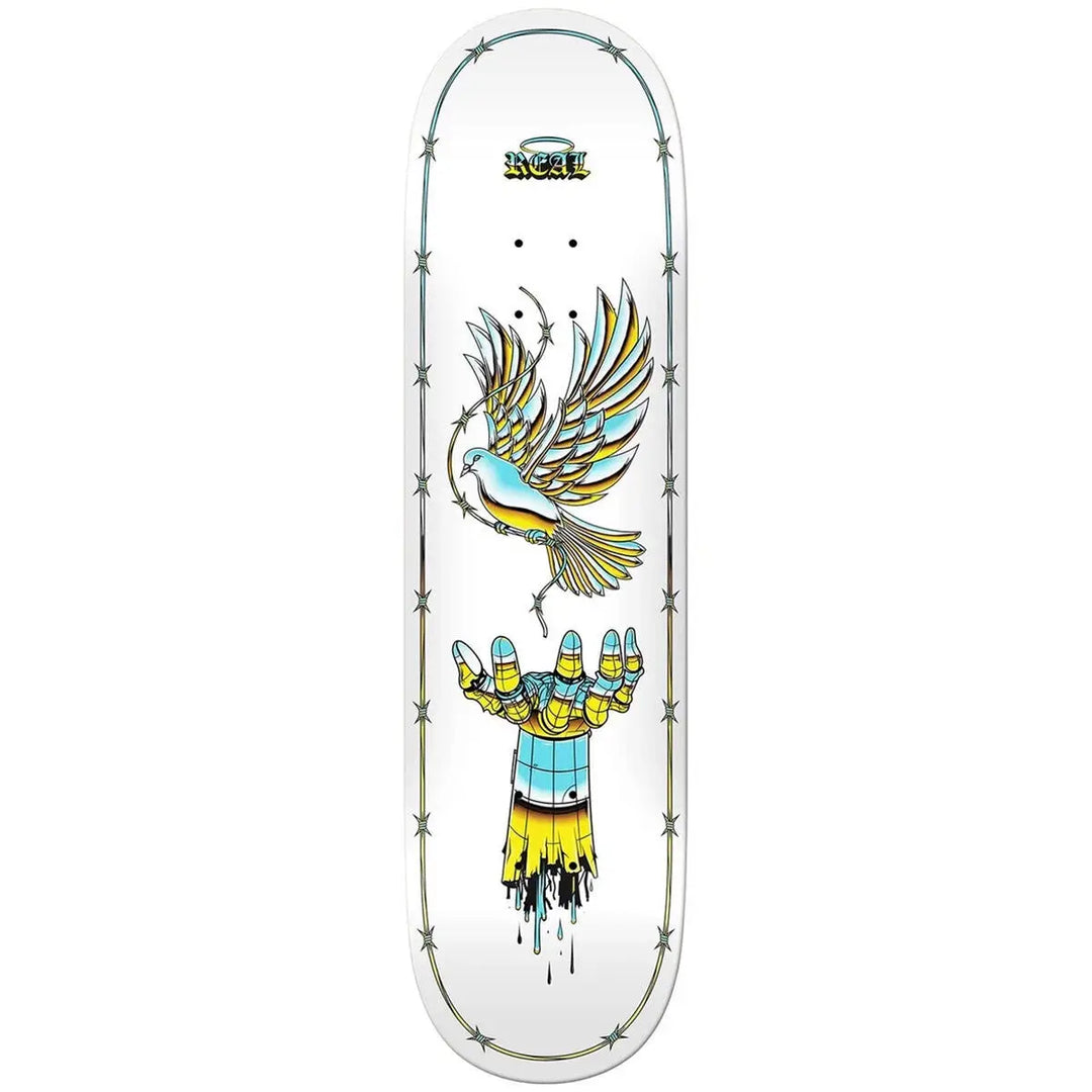 Real Team Synthetic Peace Skateboard Deck - 8.25’’