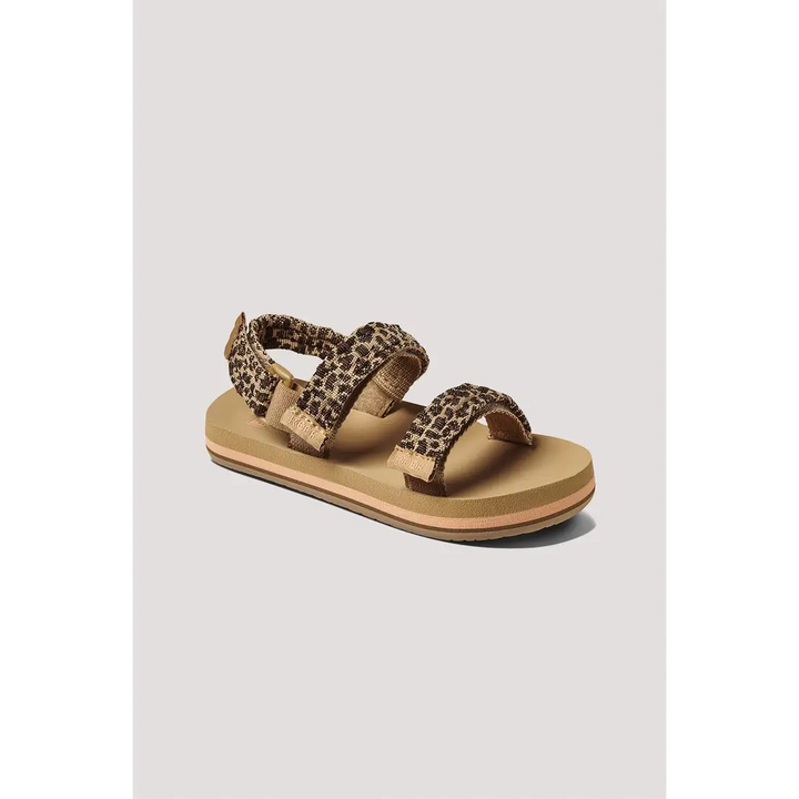 Reef Little Ahi Convertible Youth Jandal Leopard 3 / 4K 