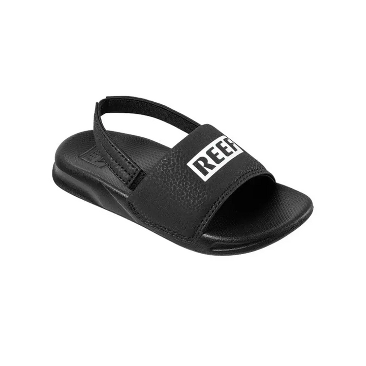 Reef Little One Slides Black / White 9K 