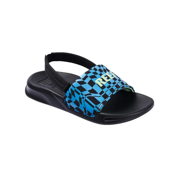 Reef Little One Slides Black / White 8K 