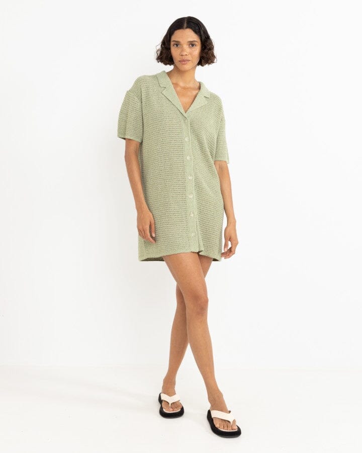 Rhythm Abby Knit Shirt Dress 