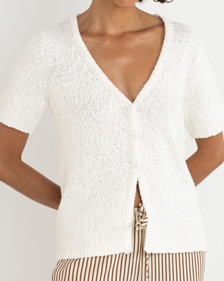 Rhythm Adele Short Sleeve Knit Cardigan 