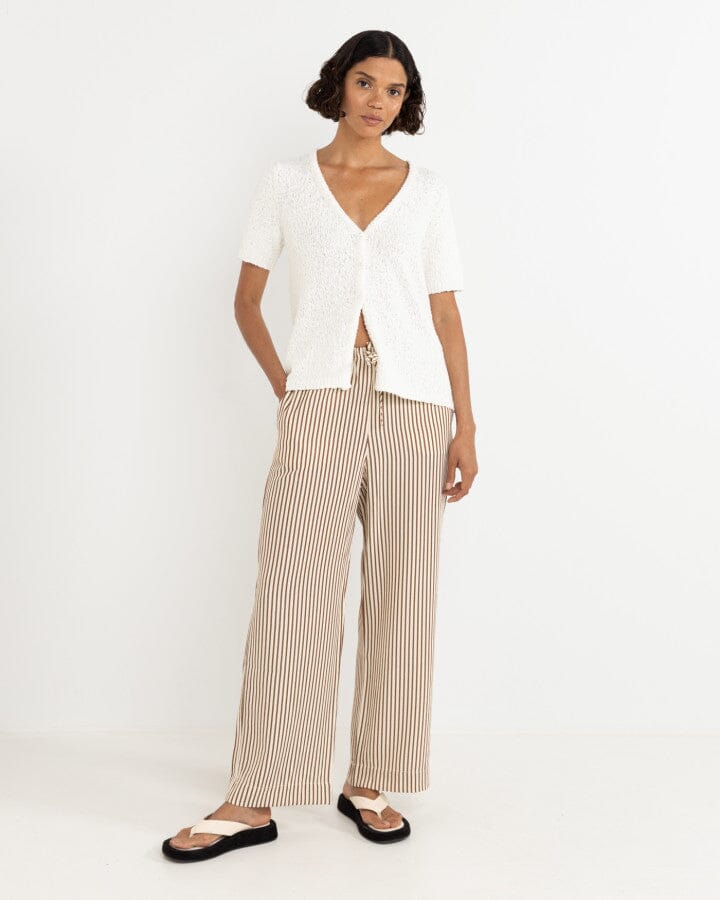 Rhythm Adele Short Sleeve Knit Cardigan 