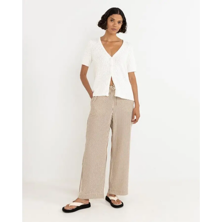 Rhythm Adele Short Sleeve Knit Cardigan 