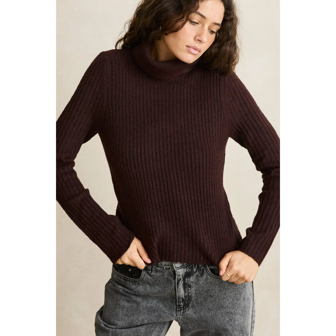 Rhythm Amara Rolled Neck Knit