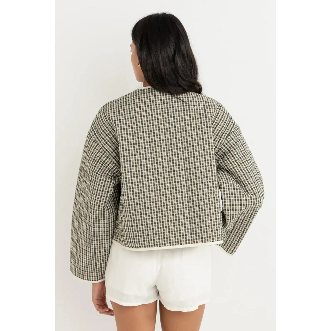 Rhythm Antibes Plaid Quilted Jacket 