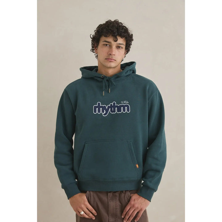 Rhythm Applique Fleece Hood